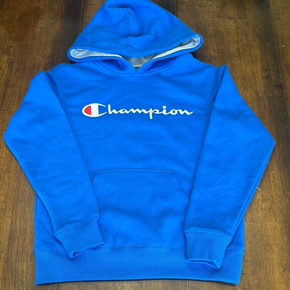 Champion Blue Kids Hoodie